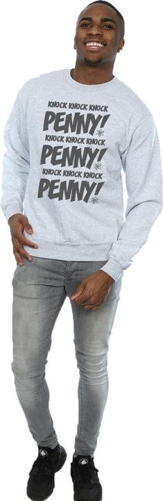 Actual product image Dam Mens Sheldon Knock Knock Penny Cotton Sweatshirt (M)