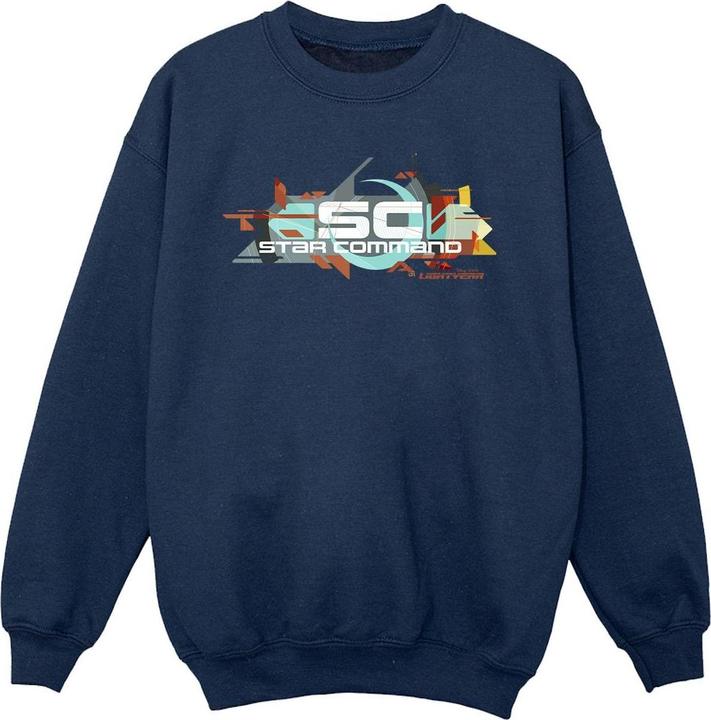 Actual product image Disney Girls Lightyear Star Command Graphic Title Sweatshirt (104)