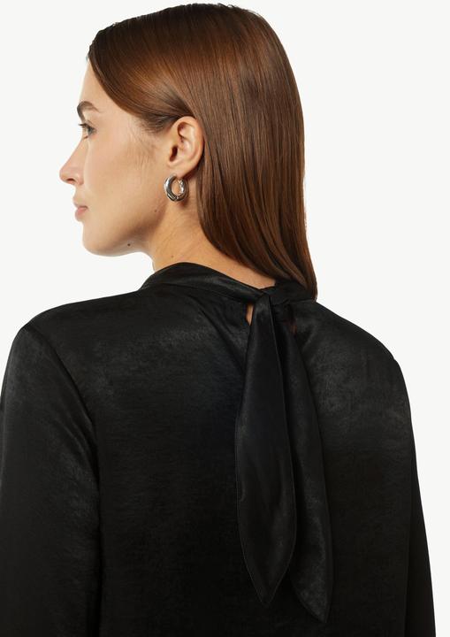 Image du produit Comma Bluse Viskosemix-Bluse mit Bindedetail (46)