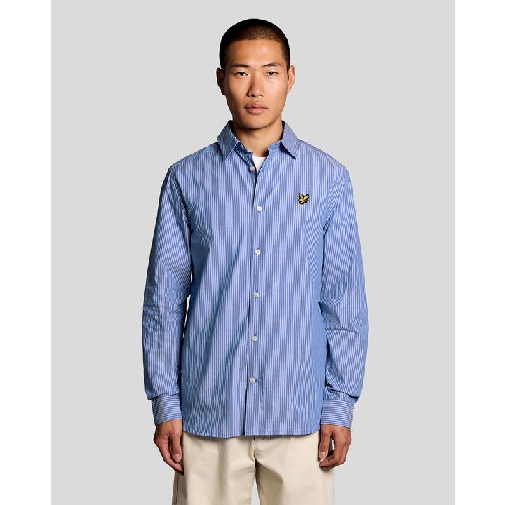 Produktbild Lyle and Scott Langarmhemd mit Doppelstreifen (XL)