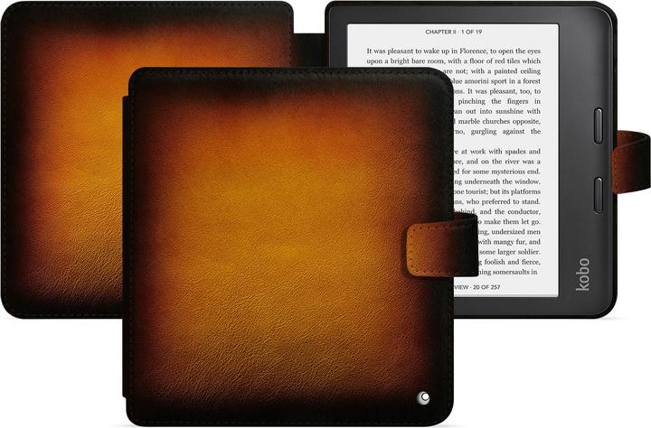 Actual product image Noreve Horizontal leather flap shell (Kobo Libra Colour)
