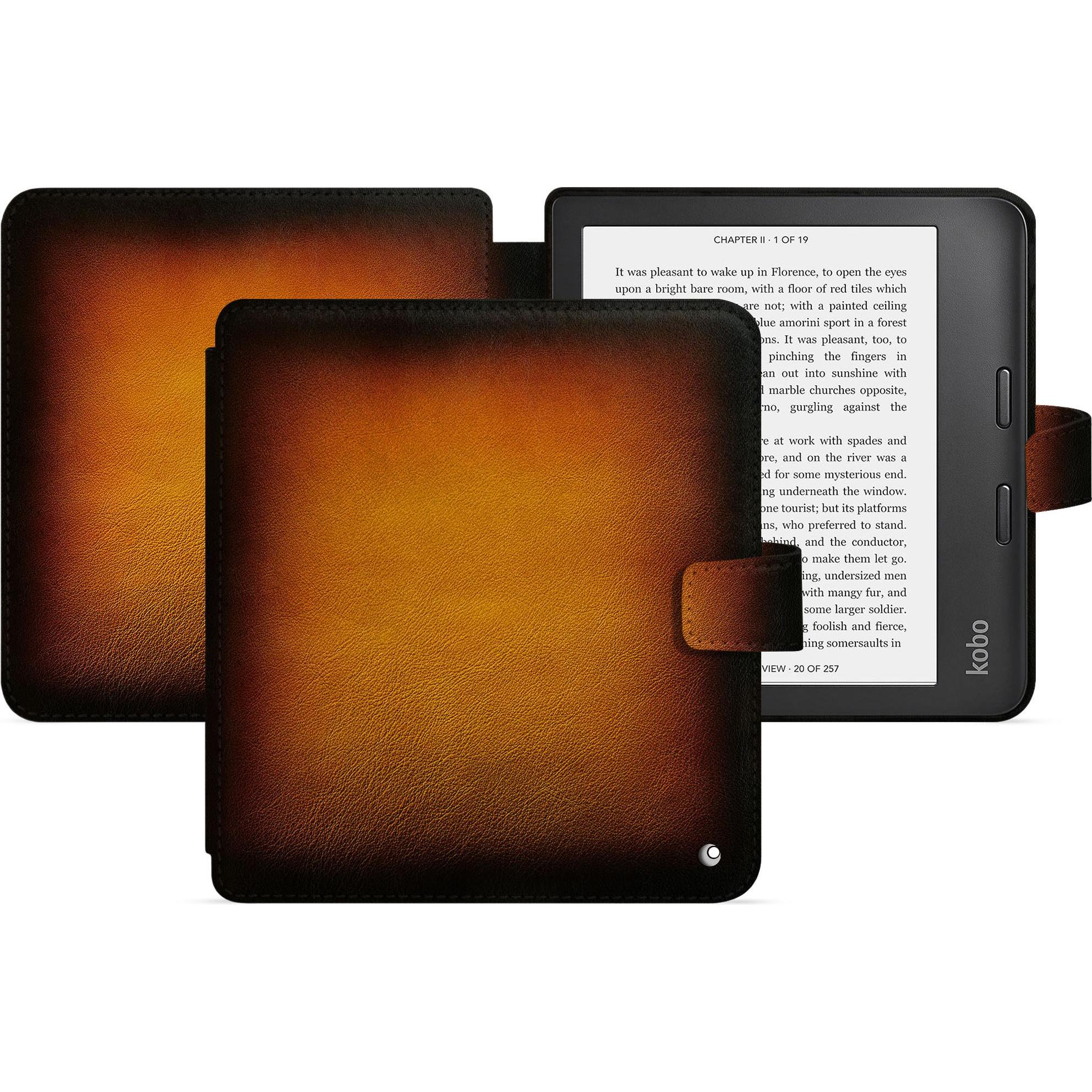 Noreve Lederschutzhülle horizontal, eReader Zubehör, Violett