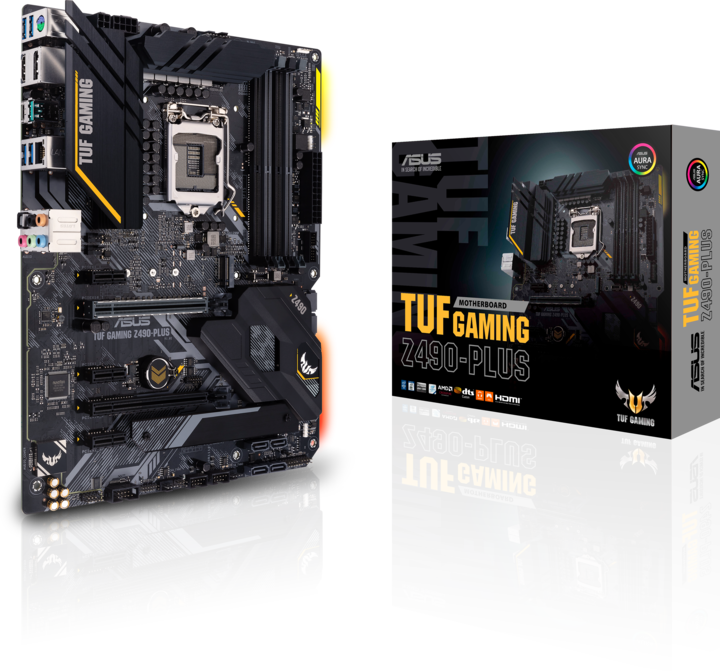 Produktbild ASUS TUF Gaming Z490-PLUS (LGA 1200, Intel Z490, ATX)