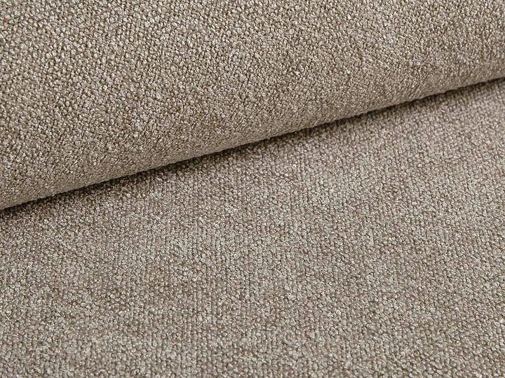 Actual product image Micadoni Boucle Storage Bed with Headboard, "Eric", Dark Beige, 225x270x104 Made in Europe (180 x 200 cm)