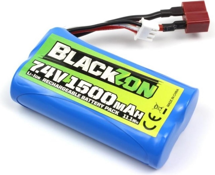 Blackzon Battery Pack Li-ion w/T-Plug (7.40 V, 1500 mAh)