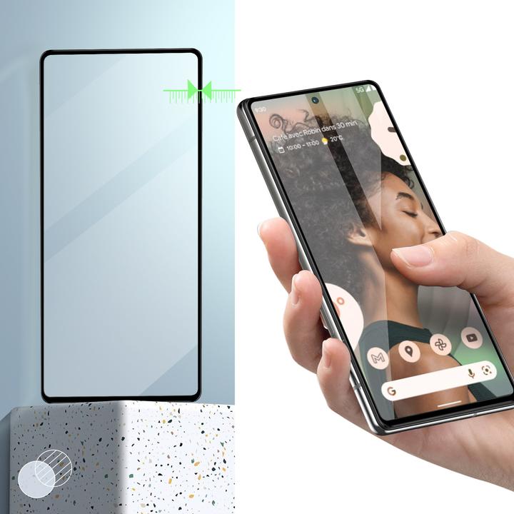 Actual product image Avizar 9H hardness glass display protection film (1 pcs., Google Pixel 6a)