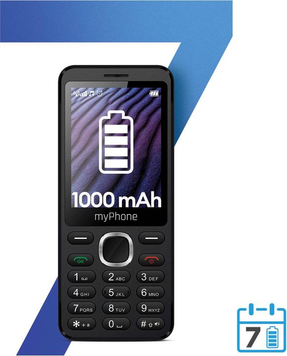 Image du produit Myphone Maestro 2 (2.8 pouces) téléphone avec appareil photo (32 Go, Noir, 2.80", Double SIM, 2G)