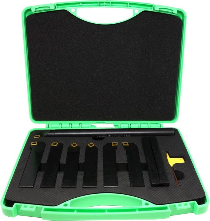 Actual product image Paulimot Turning chisel set with inserts, 20 mm, 7-piece incl. boring bar (115.25 mm)