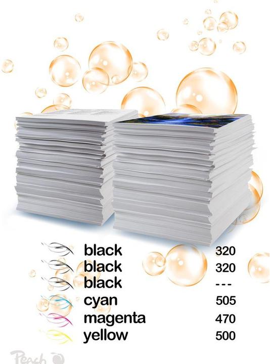 Produktbild Peach CLI-551XL/PGI-550XL (BK, C, M, PBK, Y)