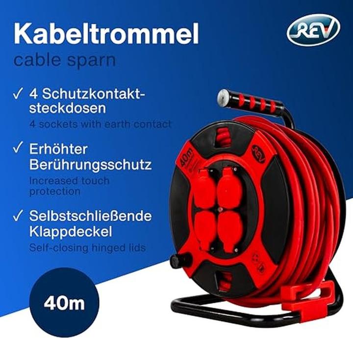 Image du produit REV Enrouleur de câble (40 m, 1.50 mm²² mm)