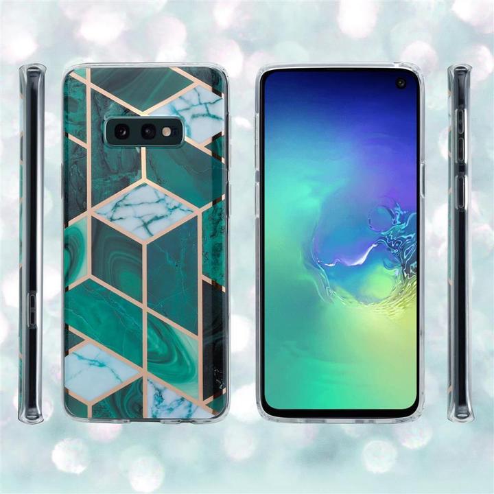 Image du produit Cadorabo Couverture IMD TPU Marbre coloré (Samsung Galaxy S10)