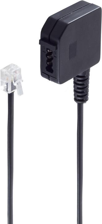 Shiverpeaks ®-BASIC-S--Western-Stecker 6/4 auf TAE F-Kupplung, 0,2m