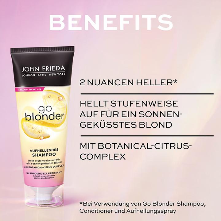 Actual product image John Frieda SB GB Shampoo 75ml (Liquid shampoo, 75 ml)