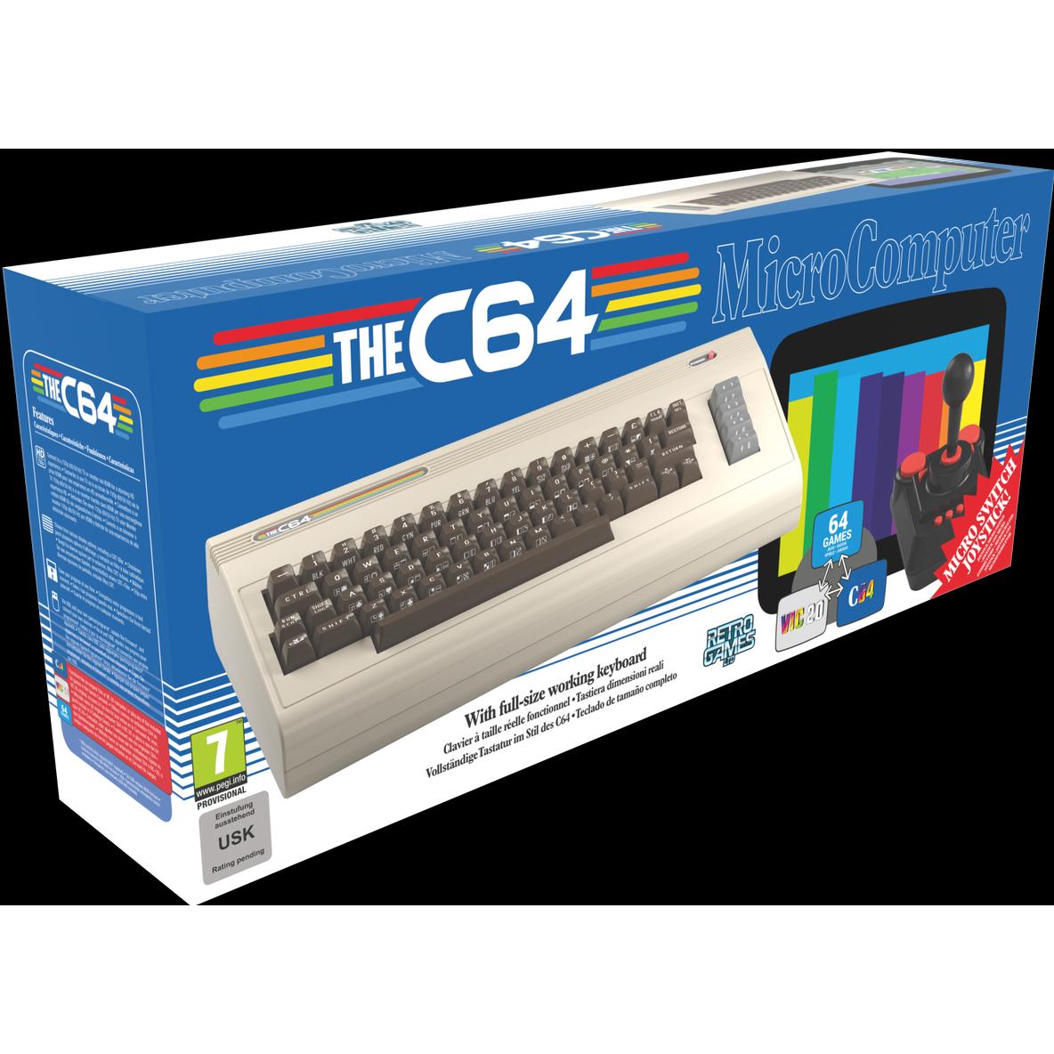 Retro Games The C64 "Maxi", Retro Gaming, Grau