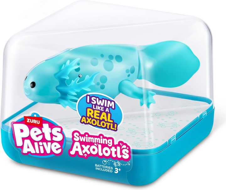 Produktbild Zuru PETS ALIVE-WATER ACTIVATED-SWIMMING AXOLOTL,S1,CUBE,UQ,12PC