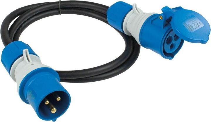 Actual product image As - Schwabe Camping CEE extension with voltage indicator (5 m, CEE)