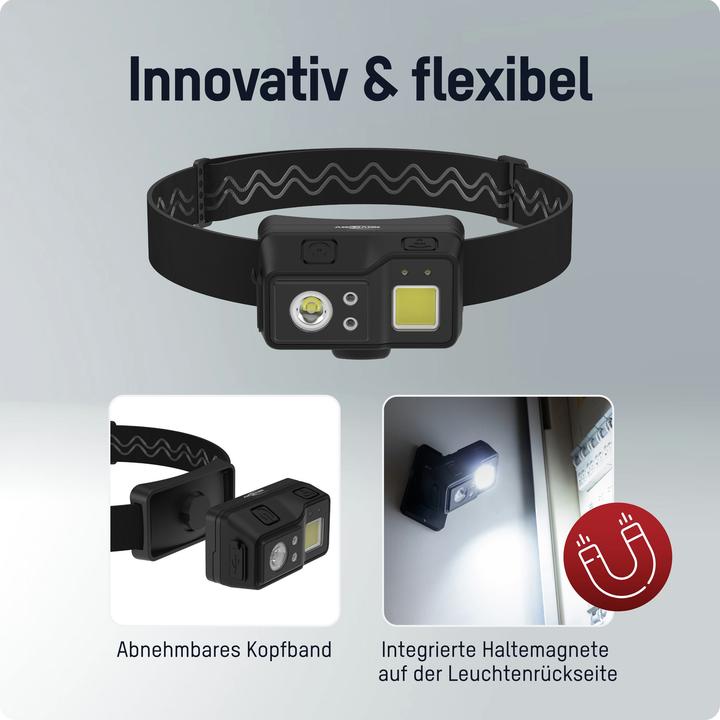 Image du produit Ansmann Stirnlampe HD700RS-DS (700 lm)