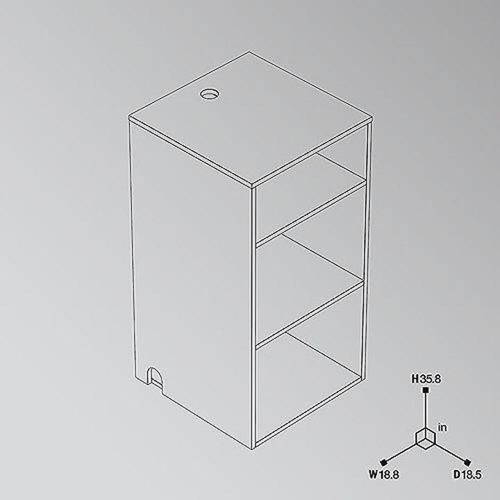 Immagine prodotto Glorious Scaffale modulare per mix bianco