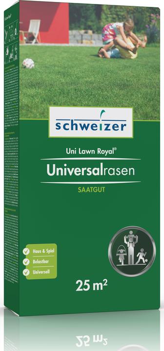Image du produit Schweizer Uni Lawn Royal 25 m² (Réensemencement de la pelouse)
