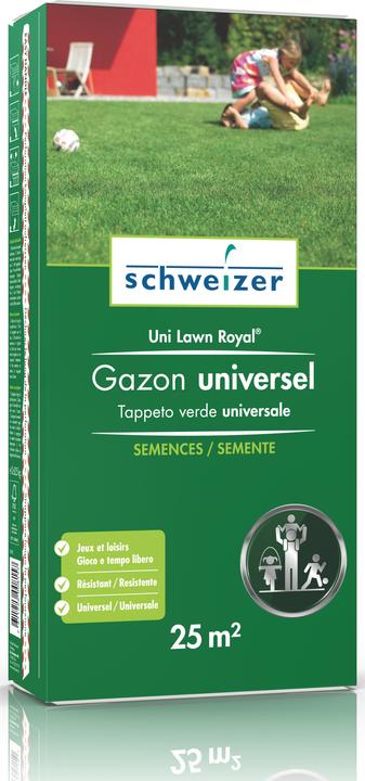 Image du produit Schweizer Uni Lawn Royal 25 m² (Réensemencement de la pelouse)