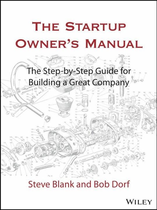 Actual product image The Startup Owner's Manual (English, Bob village, Steve Blank)