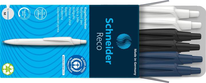Actual product image Schneider Biros Reco M 3 colours 6 pens (Multicoloured, 6 x)