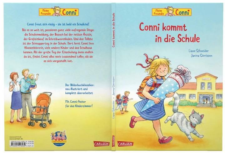 Produktbild Conni-Bilderbücher: Conni kommt in die Schule (Neuausgabe) (Deutsch, Liane Schneider, 2018)