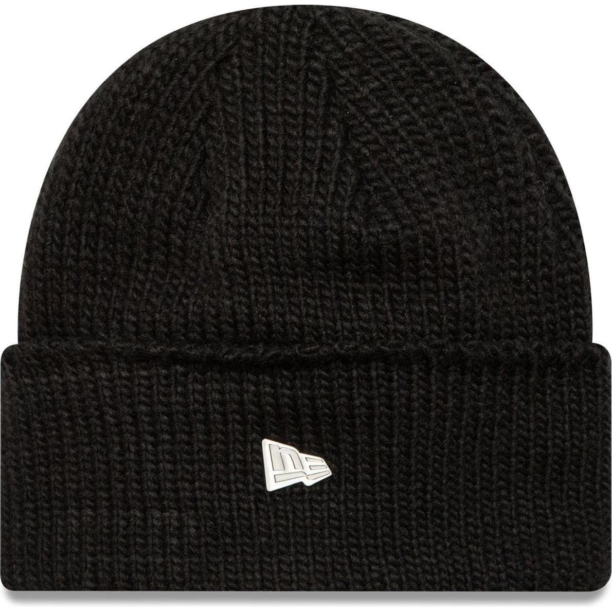 Thumbnail - New Era, Herren, Mütze, Wintermütze Beanie - Metal Pin Brand Schwarz, Schwarz