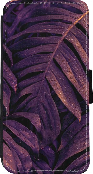 Immagine prodotto PhoneLook Portafoglio Cover Nero Viola Foglie chiare (Apple iPhone 7)