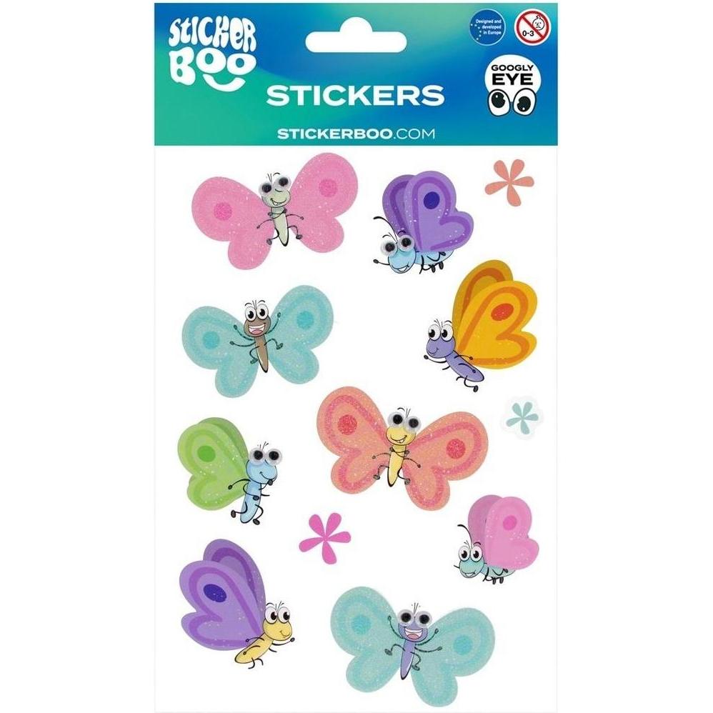 Sticker Boo Aufkleber BOO Schmetterlinge (54614755)