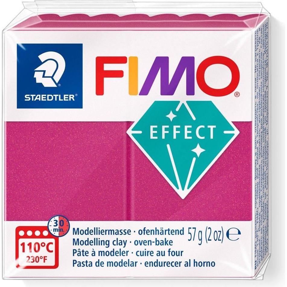 Fimo Mod.masse effetto bordeaux metallizzato