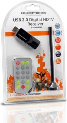 Conceptronic Ctvdigusb2 Digital Hdtv USB Receiver Gr (USB 2.0)