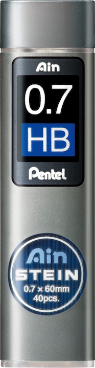 Actual product image Pentel Ain Stone (Refill, Black, 0.70 mm)