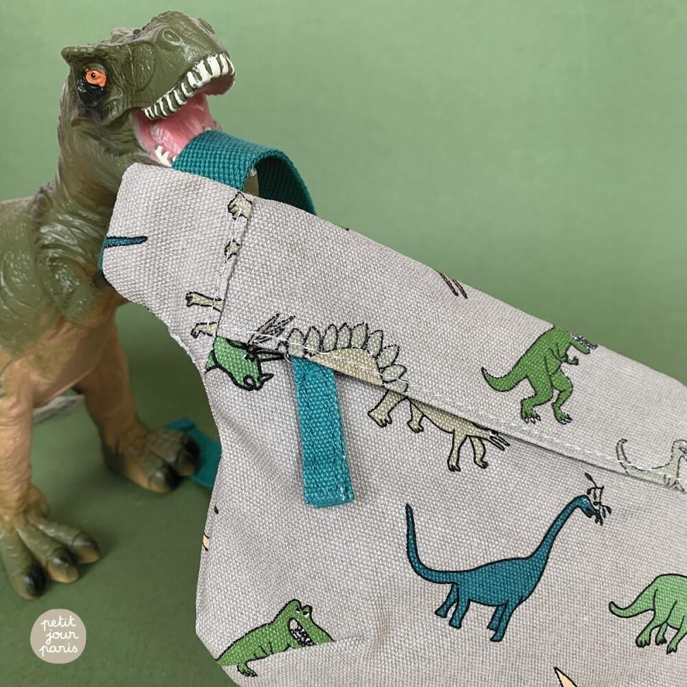 Thumbnail - Petit Jour Paris, Bauchtasche, Les Dinosaures, Grün