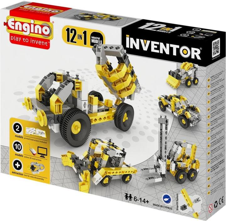 Immagine prodotto Engino Inventore 12 Modelli industriali (2000 pezzi)