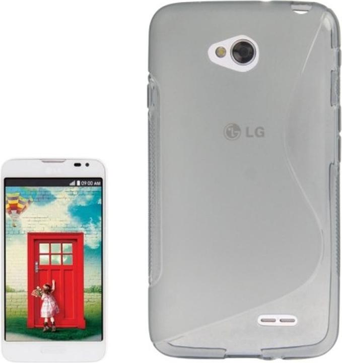 Produktbild König Design Handyhülle S Line TPU Tasche für LG L70 / Dual D325 Grau (LG L70)