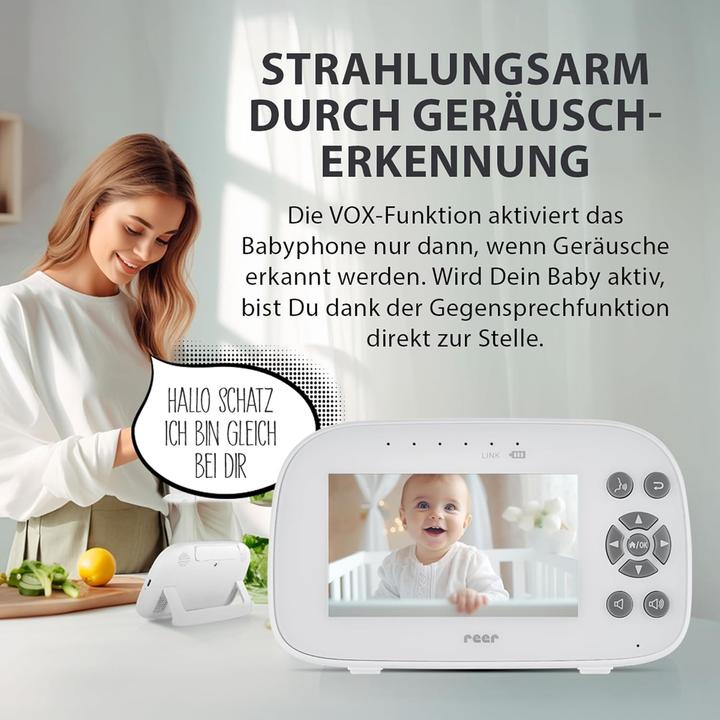 Produktbild Reer BabyCam XL Move (Babyphone mit Kamera, 300 m)