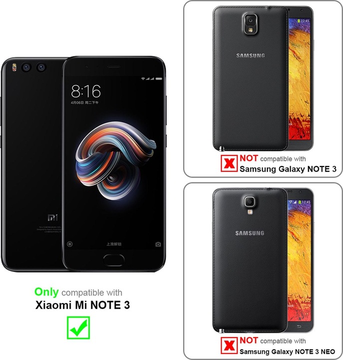 Produktbild Cadorabo TPU Ultra Slim AIR Cover (Xiaomi Mi Note 3)