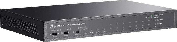 Image du produit TP-Link Commutateur de bureau 8 ports 10/100Mbps + 3 ports Gigabit avec PoE+ 8 ports (11 ports)