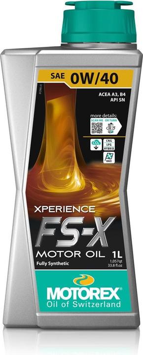 Image du produit Motorex Xperience FS-X (1 l, SAE 0W-40)