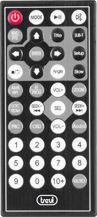 Actual product image Trevi XCD 5790 DAB - CD/DVD/DAB+ car stereo system, USB/SD card input, Audio AUX IN, power 180