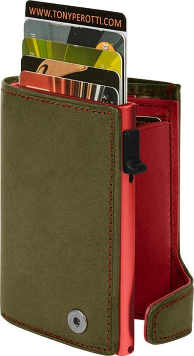 Grün mit Rot Aluminiumgehäuse