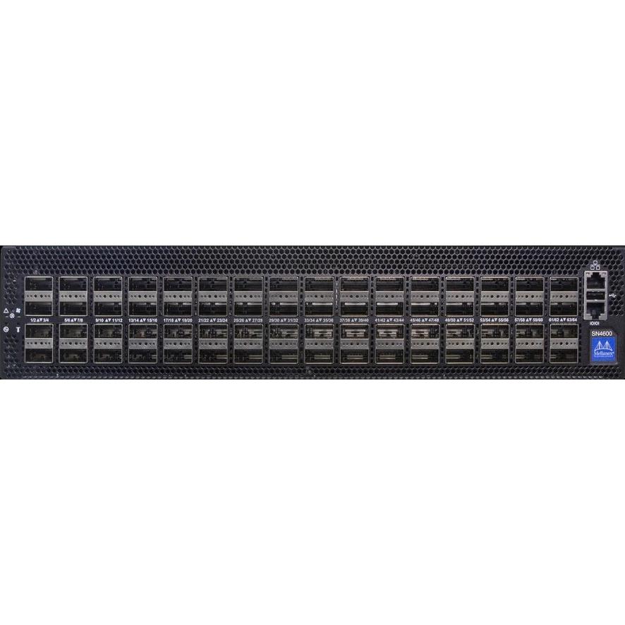 Thumbnail - NVIDIA Spectrum-4 based 800GbE 2U Open Ethernet (65 Ports), Netzwerk Switch