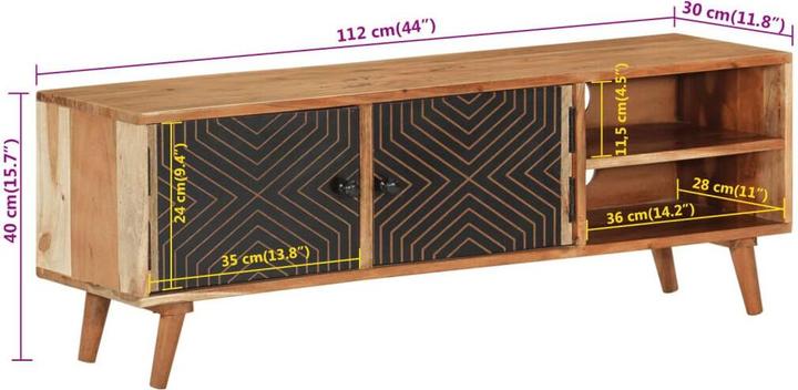 Image du produit vidaXL TV-Schrank (112 x 30 x 40 cm)
