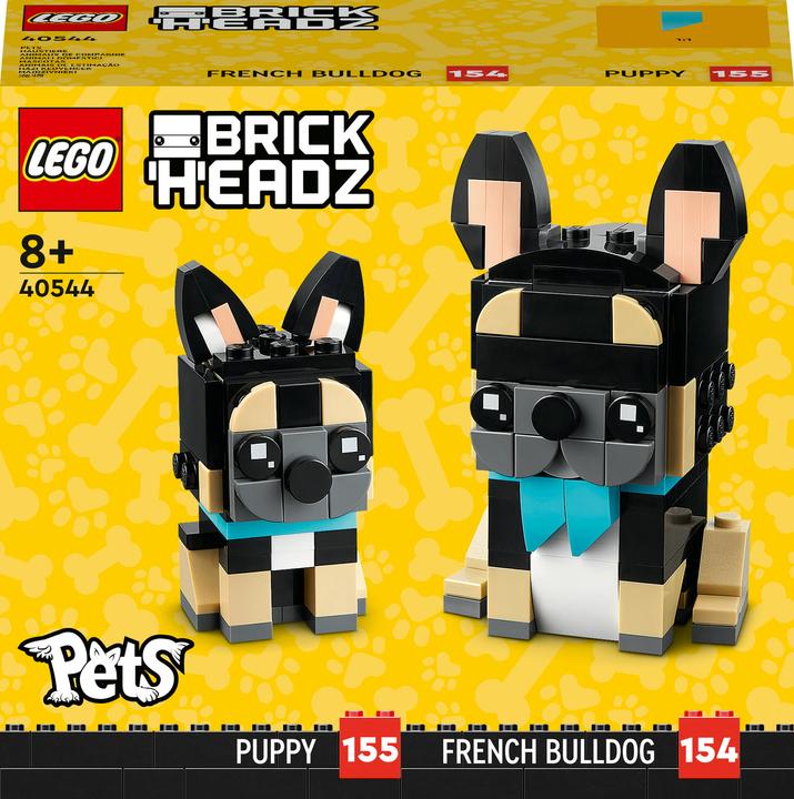 Actual product image LEGO BrickHeadz - Pets French Bulldog (40544, LEGO Brickheadz)