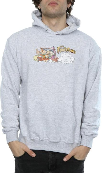 Produktbild The Flintstones Family Car Distressed Kapuzenpullover (XXL)