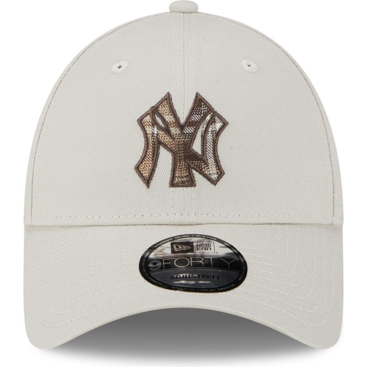 Thumbnail - New Era, Herren, Cap, 9Forty Strapback Infill New York Yankees, Grau