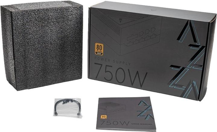 Actual product image Linkworld PSAZ-750G power supply 80+ GOLD retail (750 W)