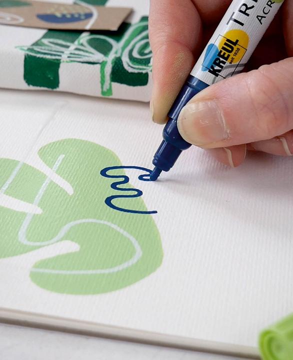 Produktbild Kreul Triton Acrylic Marker Medium weiss