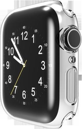 Actual product image Cover-Discount Apple Watch 45mm - rubber protective case transparent
